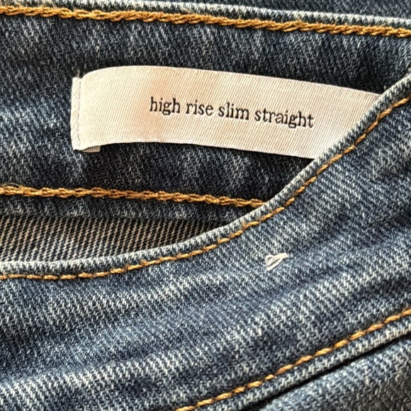 Sam Edelman High Rise Slim Straight Jeans - Picture 7 of 13